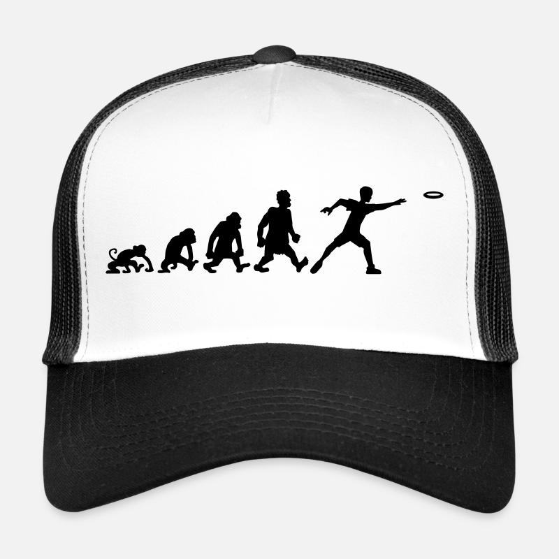 Frisbee ultimative Sportfrisbee - Trucker Cap - Weiß/Schwarz