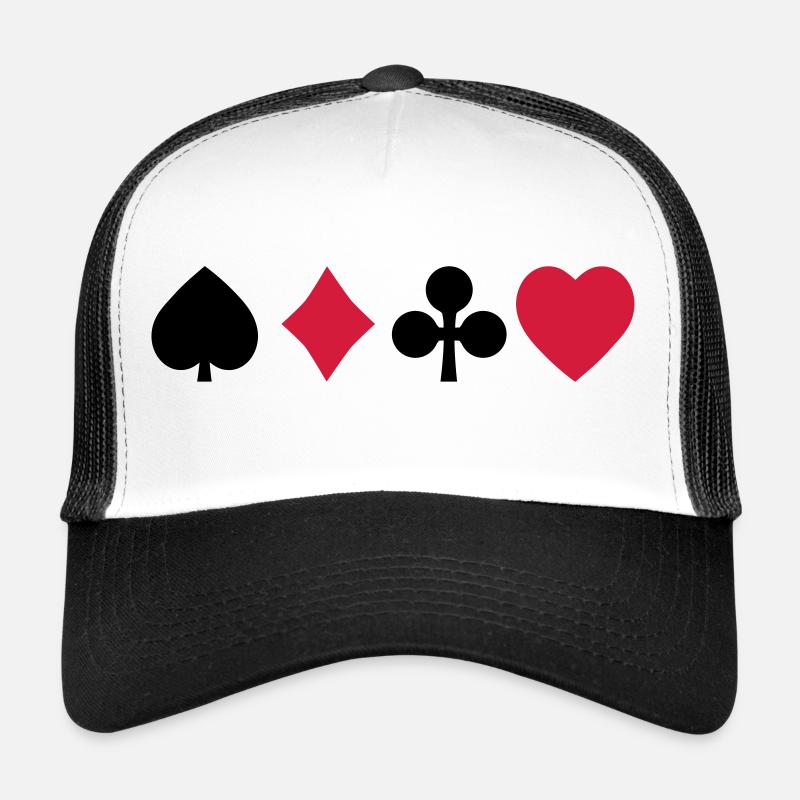 playing cards cartes à jouer Casquette trucker 