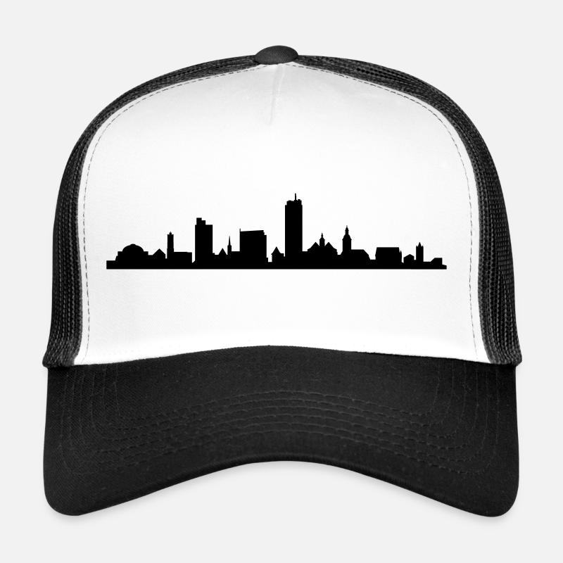 Skyline Jena - Trucker Cap - Weiß/Schwarz