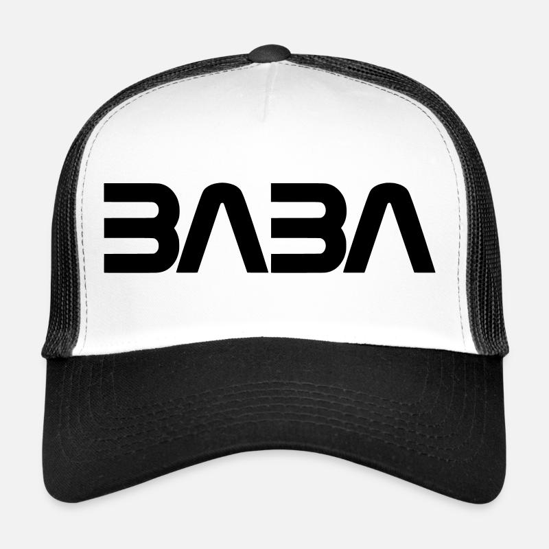 Lettrage BABA dans la conception de polices de la NASA Casquette trucker 