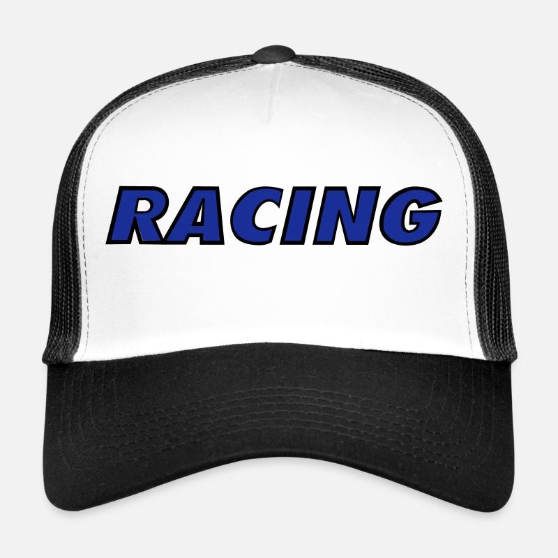 Racing - Trucker Cap - Weiß/Schwarz