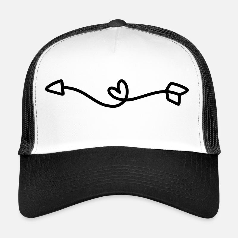 Flèche gauche | flèches Casquette trucker 