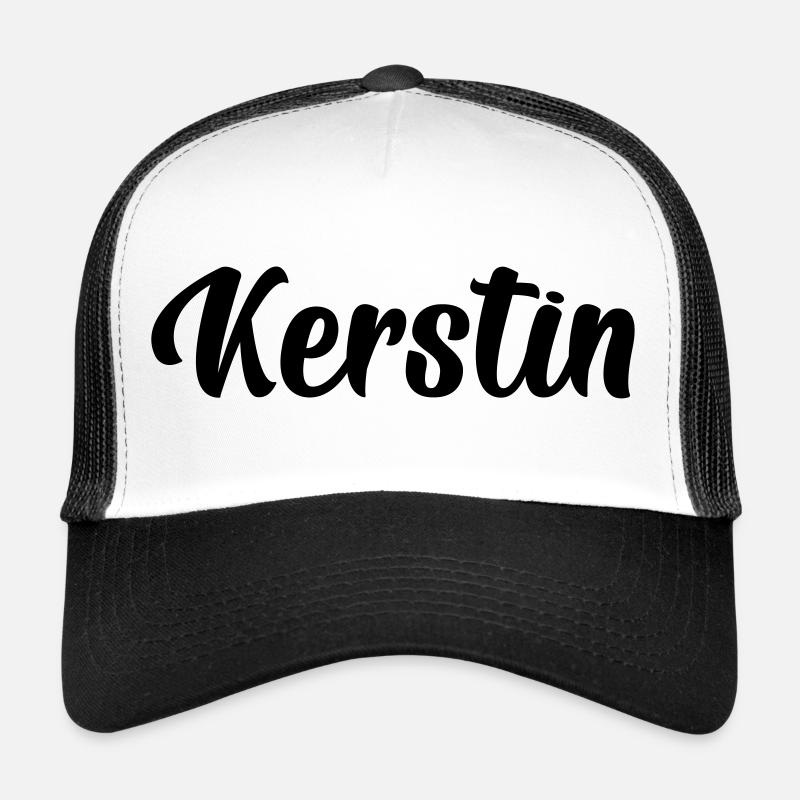 Kerstin - Trucker Cap - Weiß/Schwarz
