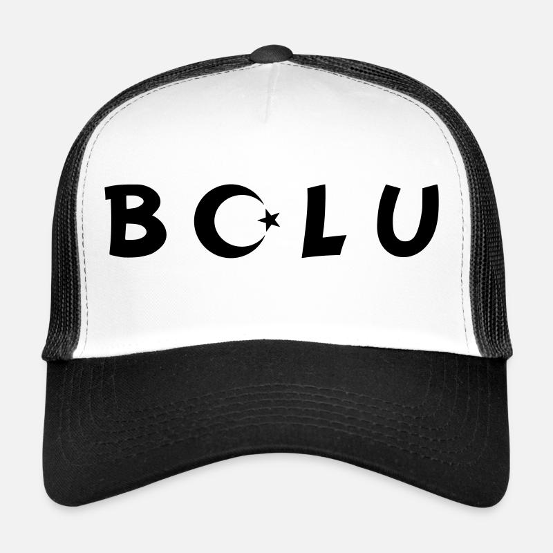Bolu Turquie Drapeau Casquette trucker 