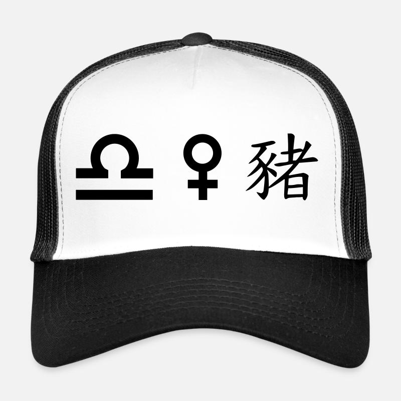 Libra Venus Pig Trucker Cap