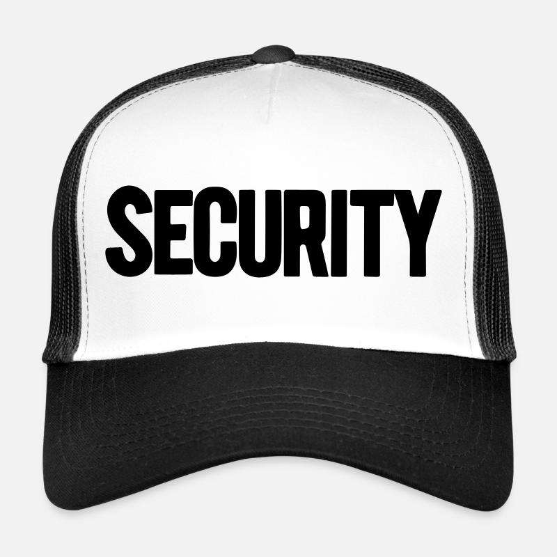 Sicherheit - Trucker Cap - Weiß/Schwarz
