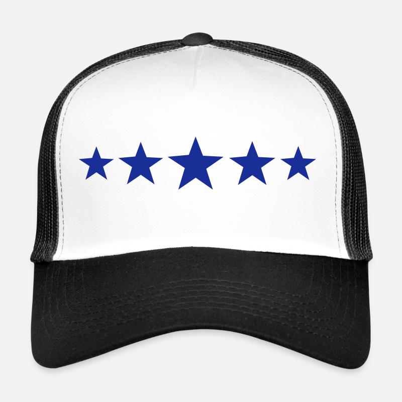 5 Sterne nebeneinander Trucker Cap