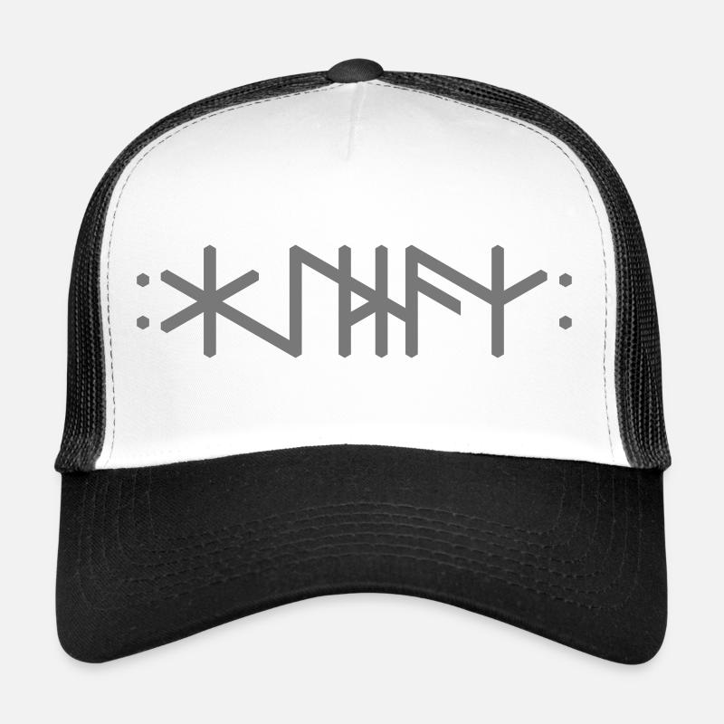 Haithnaz "Heathe(n)/heidnisch" Text, QRF0© Trucker Cap
