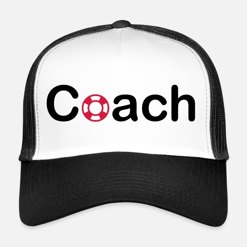★ Designfarben änderbar ★ Coach (Rettungsring) Trucker Cap
