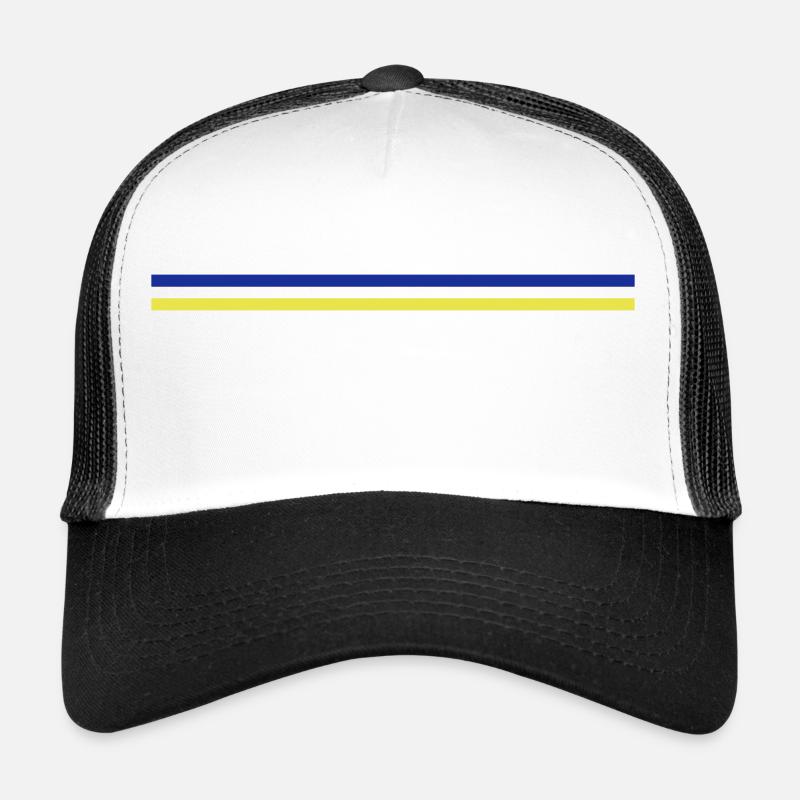 Line or flag Ukraine Trucker Cap