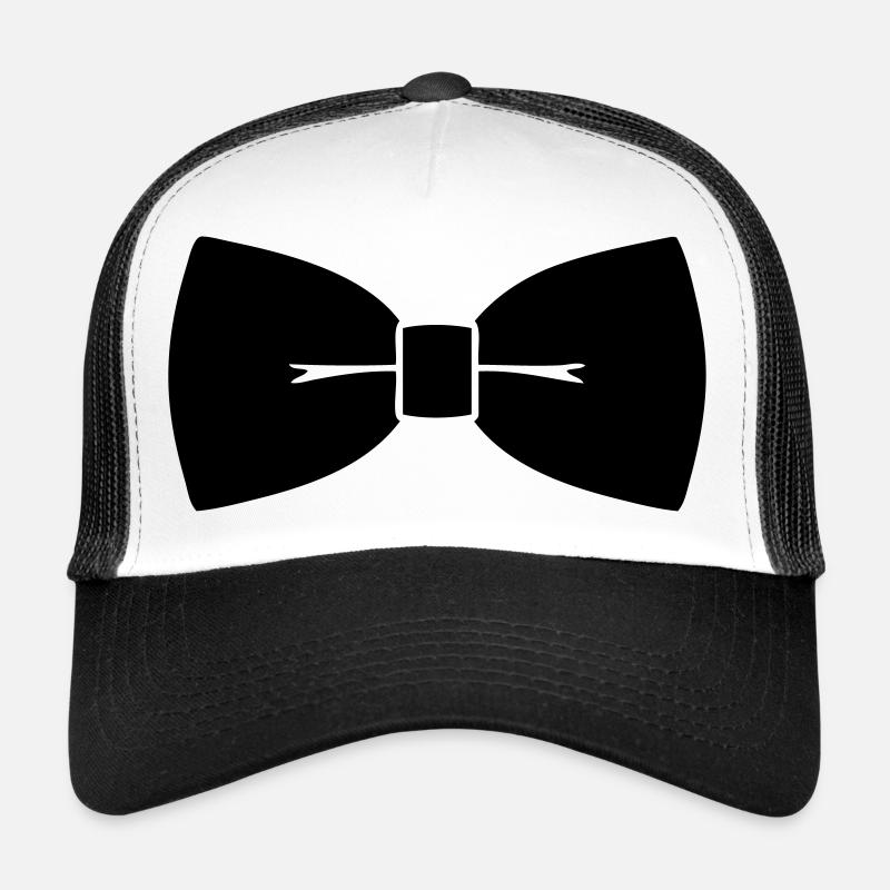 papillon - Casquette trucker  - blanc/noir