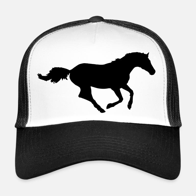 horse silhouette Casquette trucker 