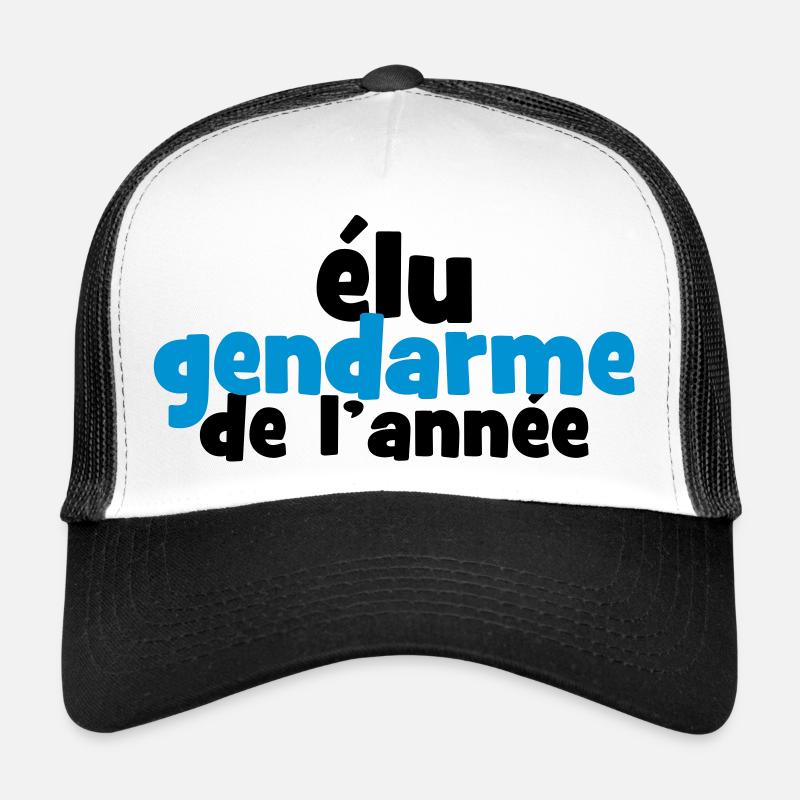 Elu Gendarme de l'année ! Casquette trucker 