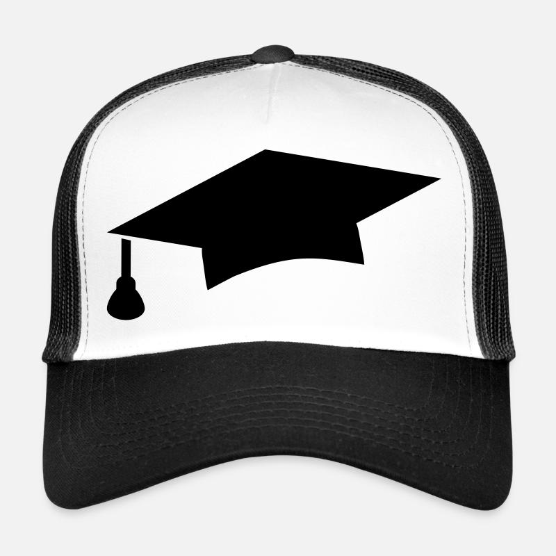 doktor_hut__f1 - Trucker Cap - Weiß/Schwarz