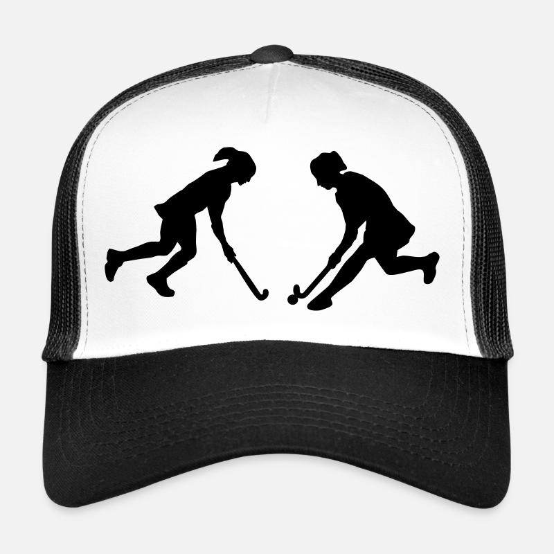 Feldhocke - Frauen, Field Hocke - Trucker Cap - Weiß/Schwarz