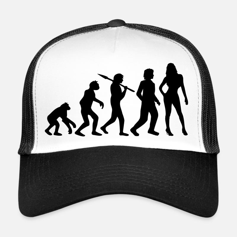 Hot Girl Evolution Trucker Cap