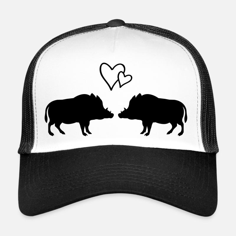 wildschweine verliebt Trucker Cap