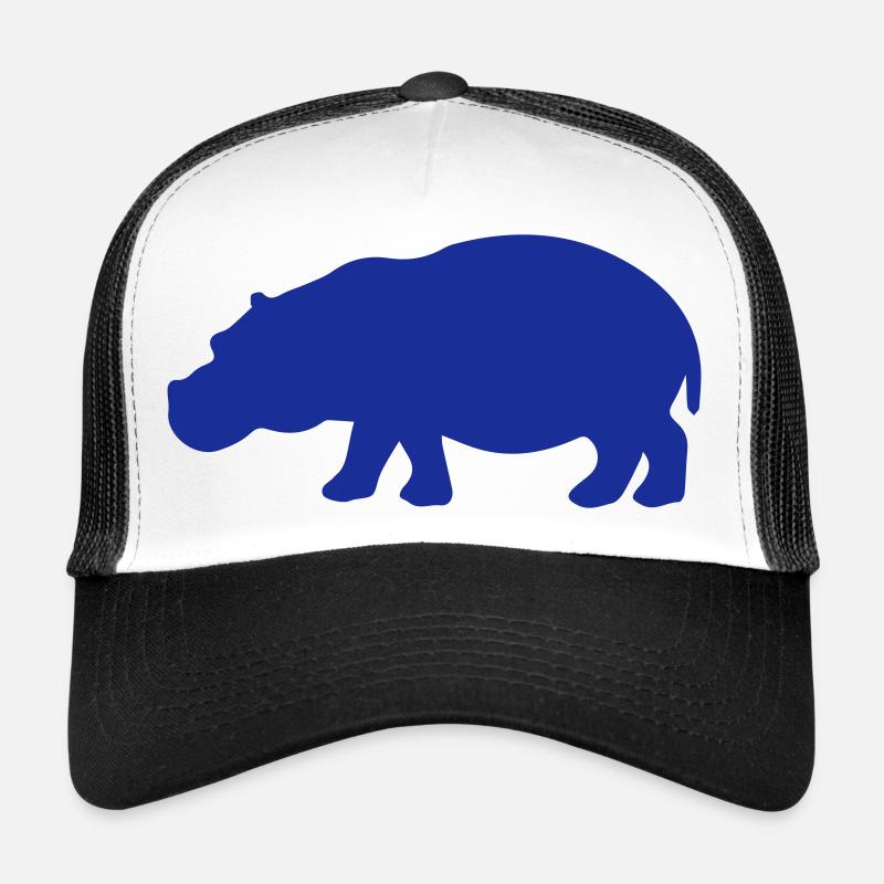 nilpferd - Trucker Cap - Weiß/Schwarz