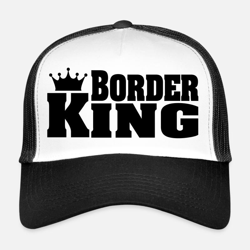 BORDER KING Border Collie Border Terrier Casquette trucker 