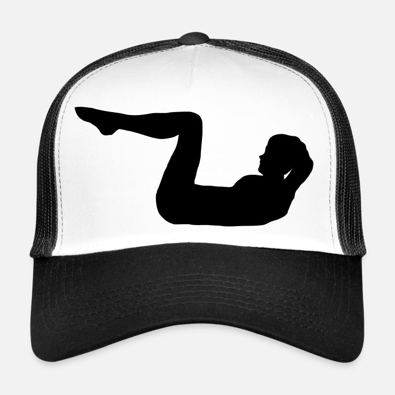 Fitness - Trucker Cap - Weiß/Schwarz