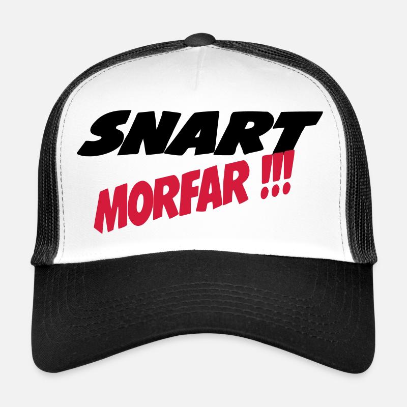 Snart morfar !! - Trucker Cap - white/black
