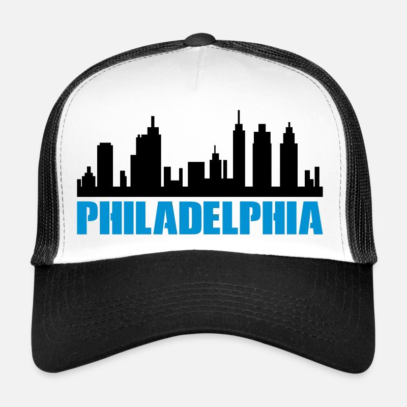 Philadelphia - Trucker Cap - Weiß/Schwarz