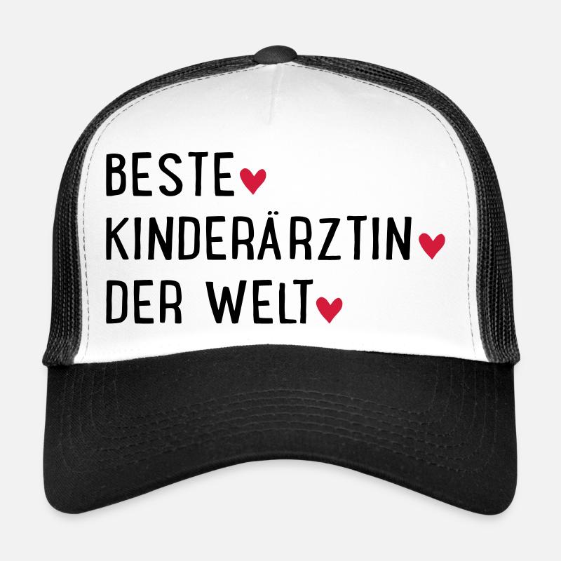Kinderärztin - Trucker Cap - Weiß/Schwarz