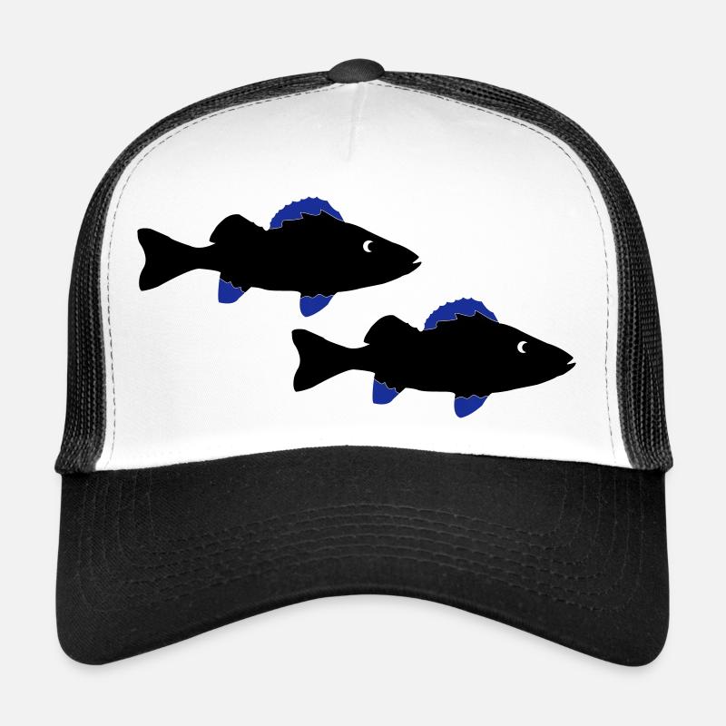 Perch Fish Trucker Cap