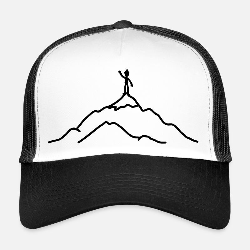 climber - Trucker Cap - white/black