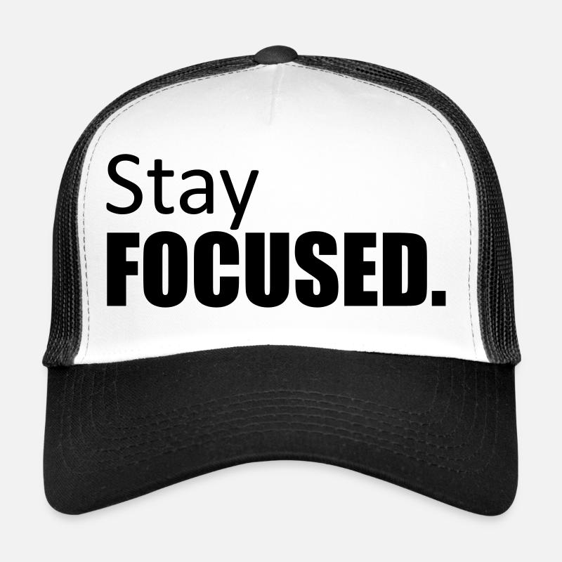 design concentré rester concentré koenig poster affiche Casquette trucker 
