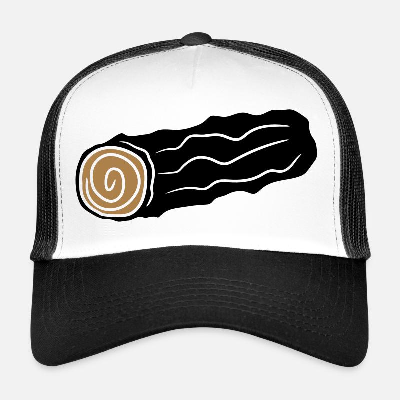bois de tronc d'arbre bois de chauffage huette holzscheit r Casquette trucker 