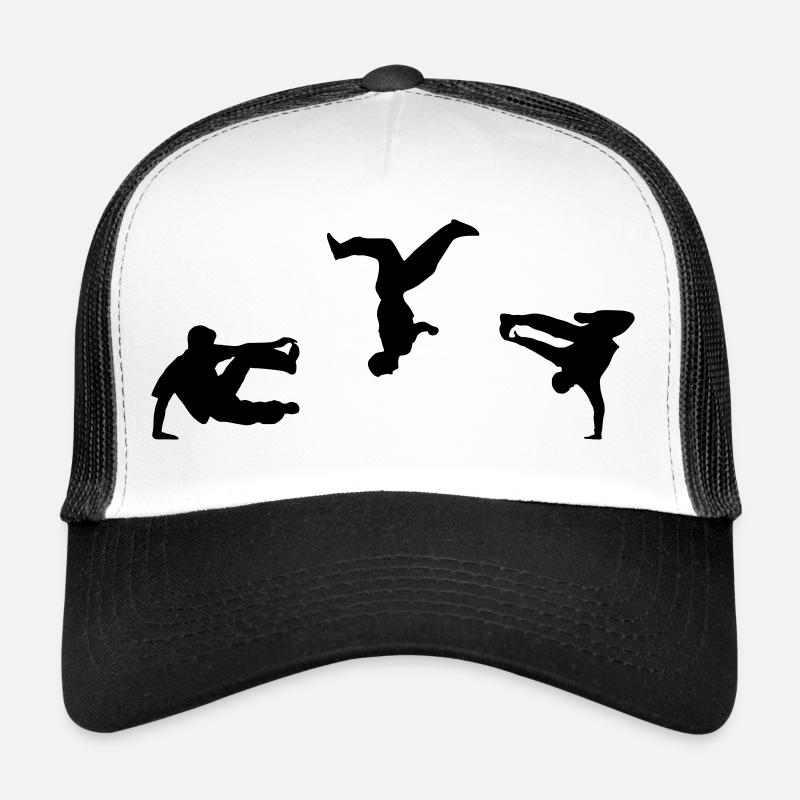 Freerunning, Free Running, Artistics - Trucker Cap - white/black