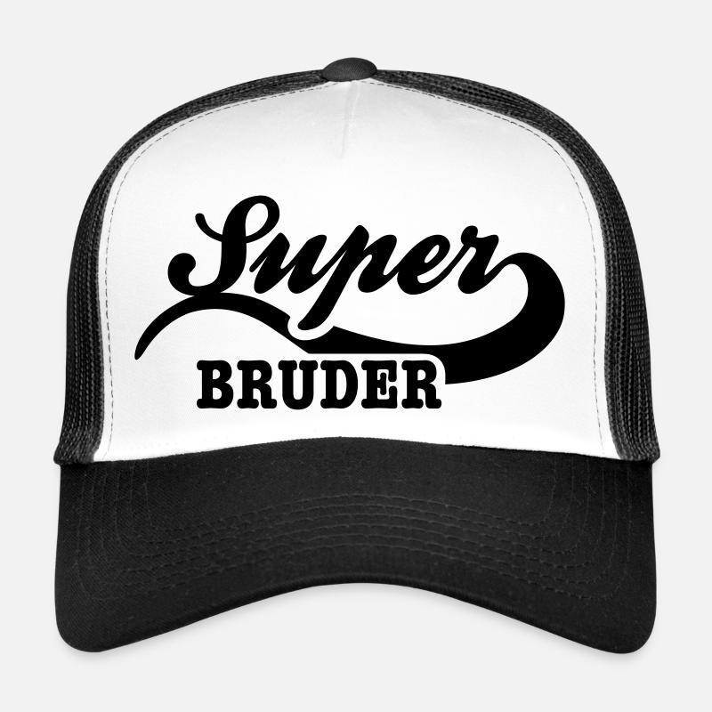 bruder - Trucker Cap - Weiß/Schwarz