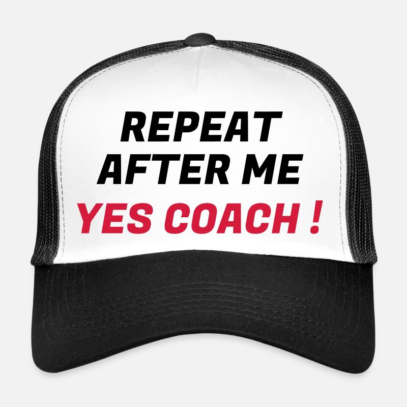 Coach Coaching Trainer Sport Entraineur Team Trucker Cap
