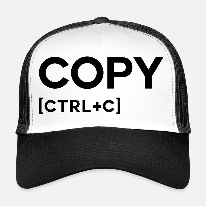 COPY CTRL BLACK Trucker Cap