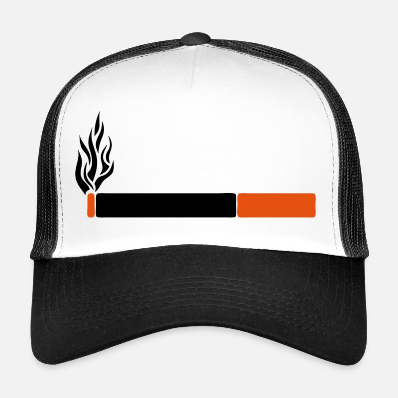 cigarette clope cigarete symbole icone Casquette trucker 
