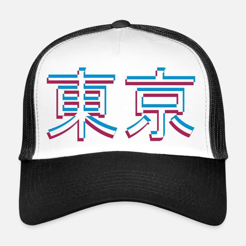 Tokyo 3D Effekt Trucker Cap
