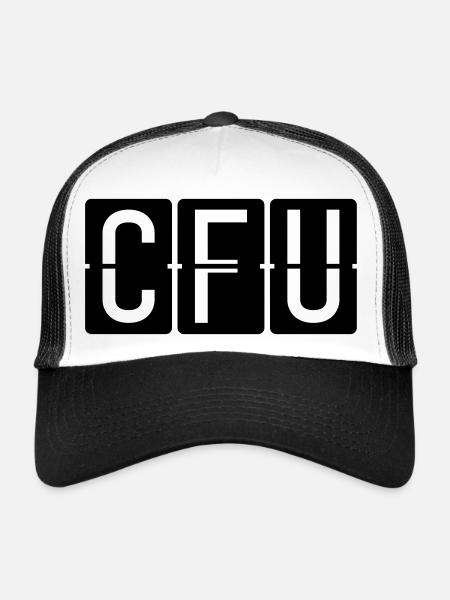 CFU - Trucker Cap - white/black