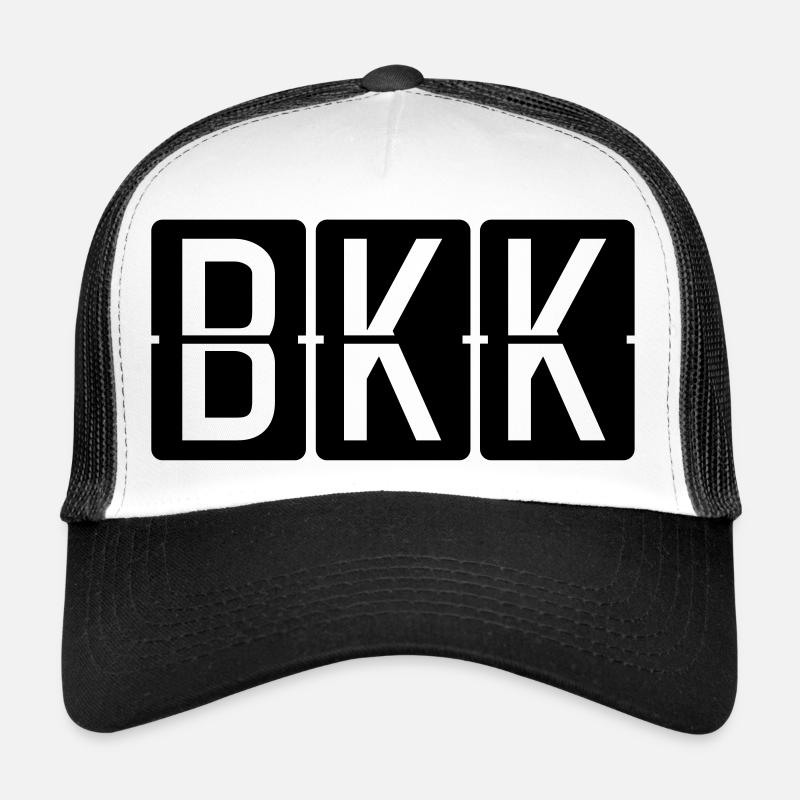 Bangkok - Trucker Cap - Weiß/Schwarz