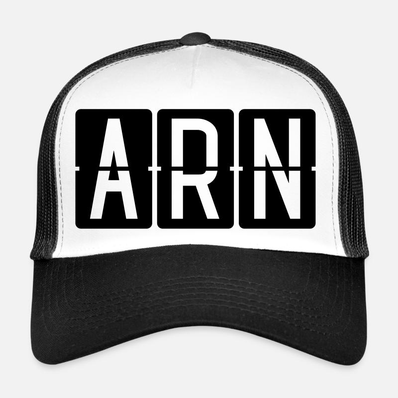 Stockholm - Trucker Cap - white/black