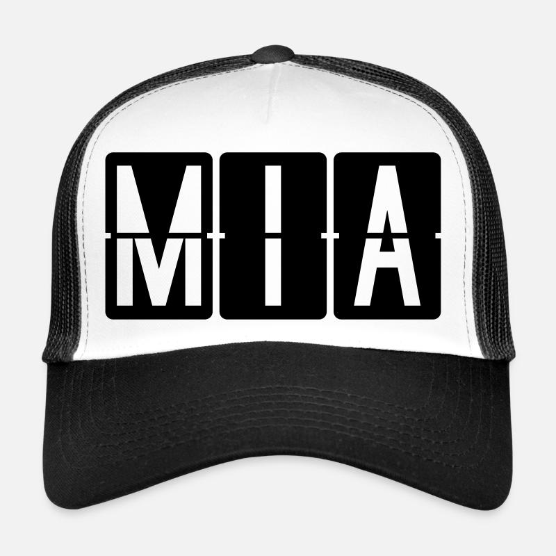Miami - Trucker Cap - white/black