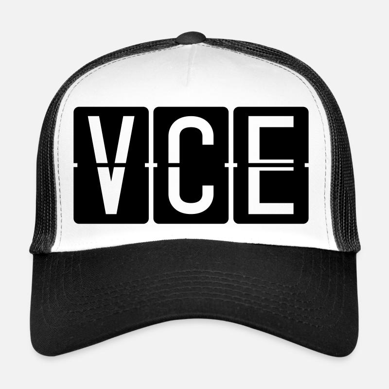 Venedig - Trucker Cap - Weiß/Schwarz