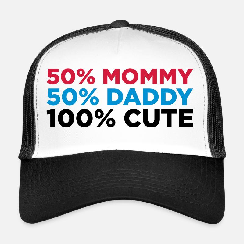 100% Cute (3c)++ - Trucker Cap - white/black