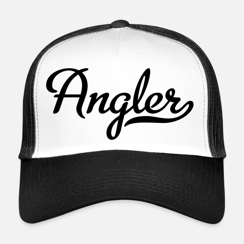 Angler - Trucker Cap - Weiß/Schwarz