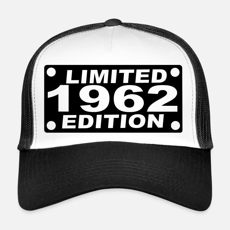 année 1962 limited edition - Casquette trucker  - blanc/noir