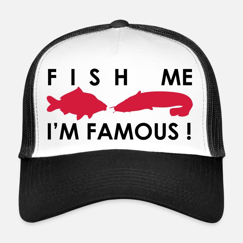 Fish Me I'm Famous ! - Casquette trucker - blanc/noir
