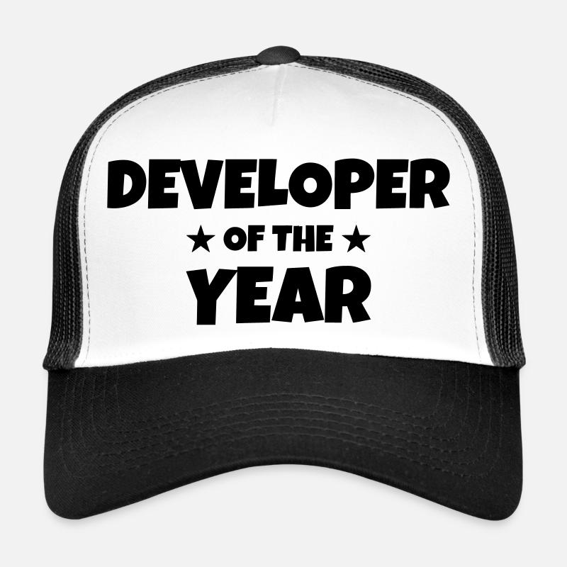 Entwickler / Informatiker / Programmierer / - Trucker Cap - Weiß/Schwarz