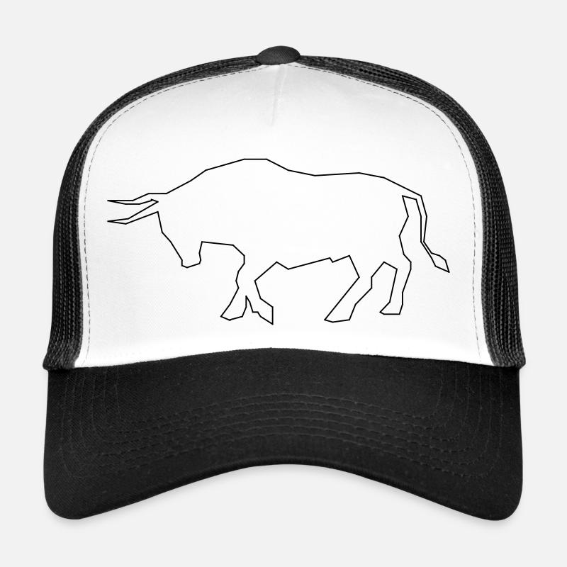 Bull - Trucker Cap - white/black