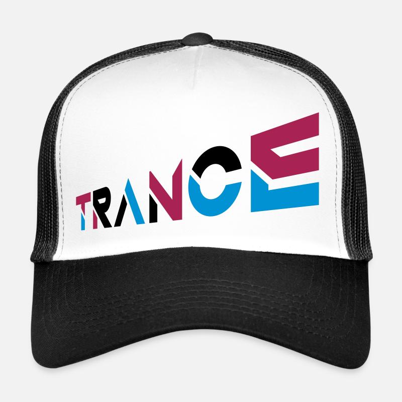 Conception de lettrage Music Trance Casquette trucker 