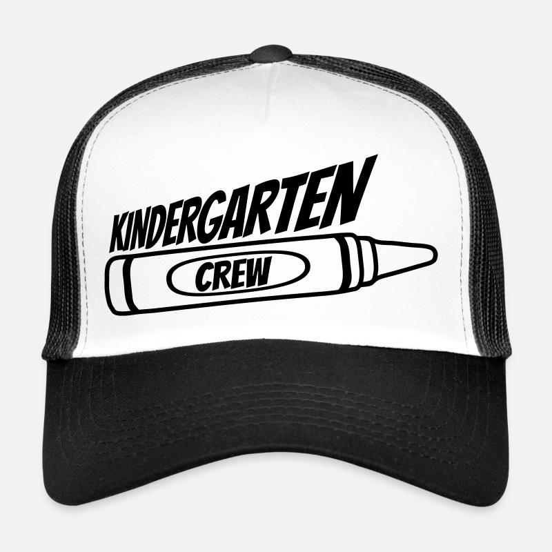 Team Kindergarten Crew Wax Crayon Trucker Cap